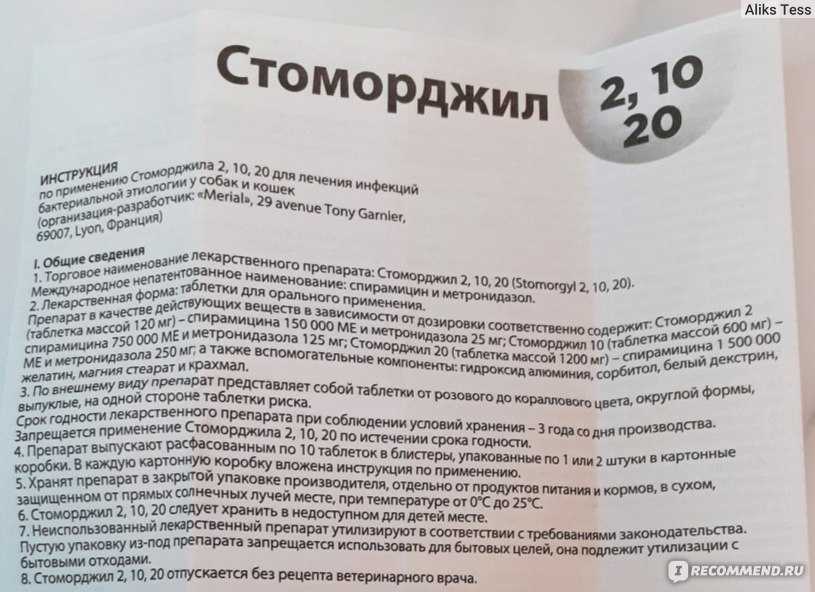 Стоморджил для собак: инструкция по применению, отзывы, ограничения