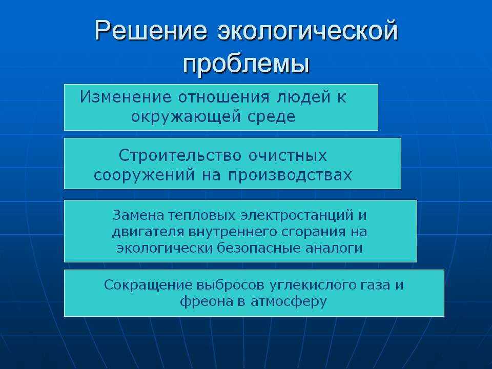 Экологический кризис как глобальная проблема современности
