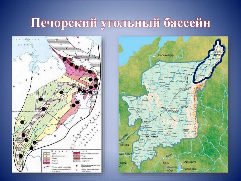 Угольные бассейны россии. крупнейшие угольные бассейны россии