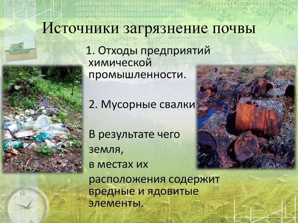 Загрязнение почвы химическими веществами: последствия и охрана