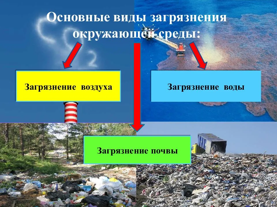 Загрязнение окружающей среды — виды, источники, последствия и охрана — природа мира