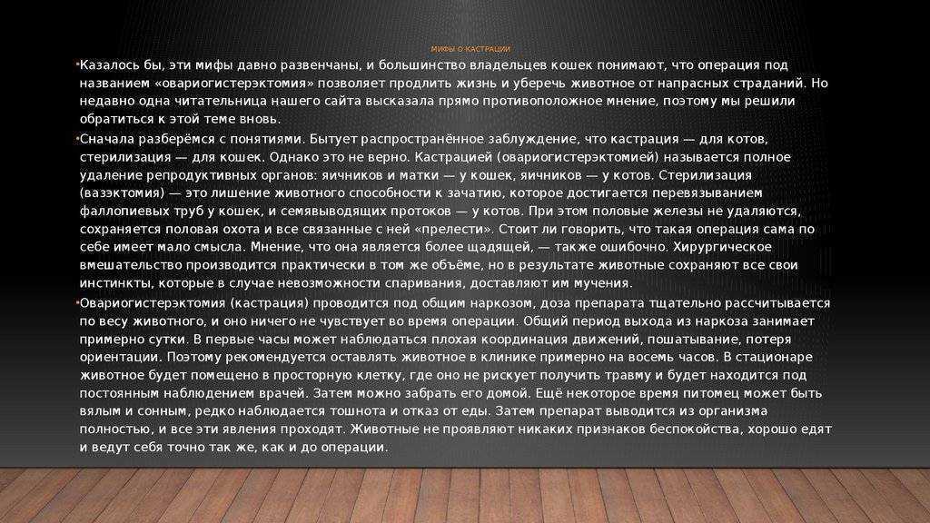 Нужно ли кастрировать кота