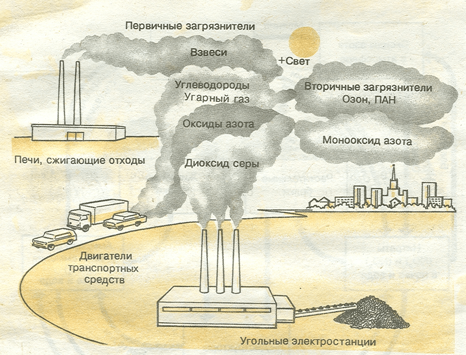 Что такое фотохимический смог? - сигма земля