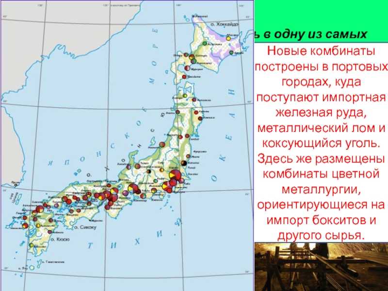 Природные ресурсы и полезные ископаемые японии