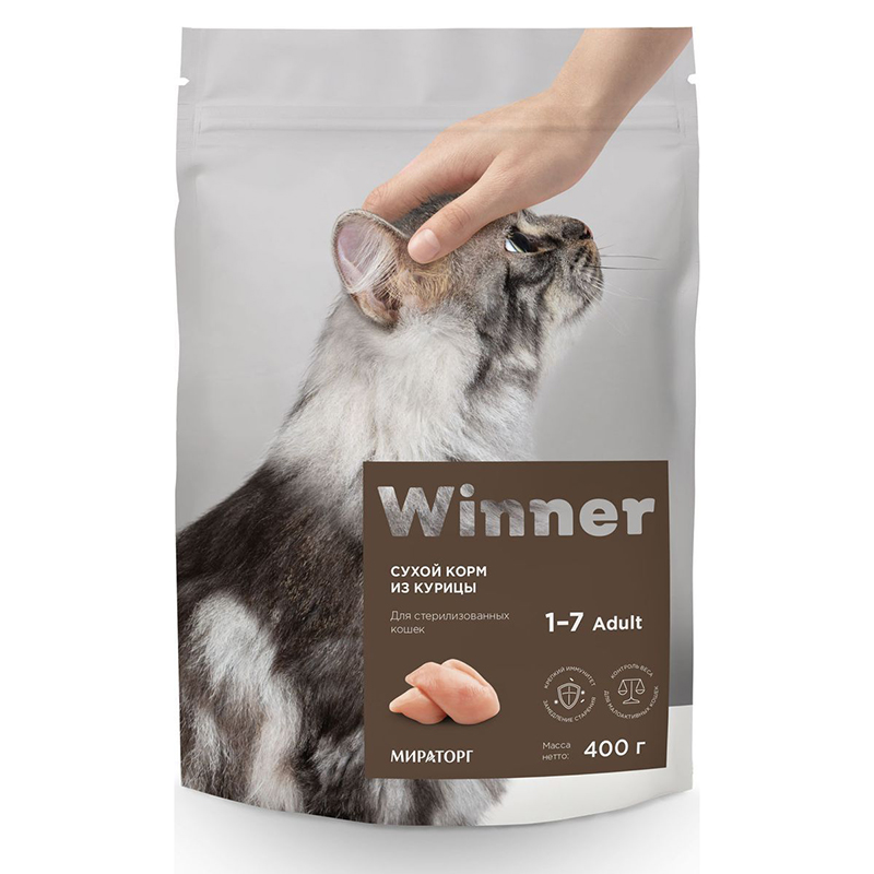Обзор корма для кошек winner