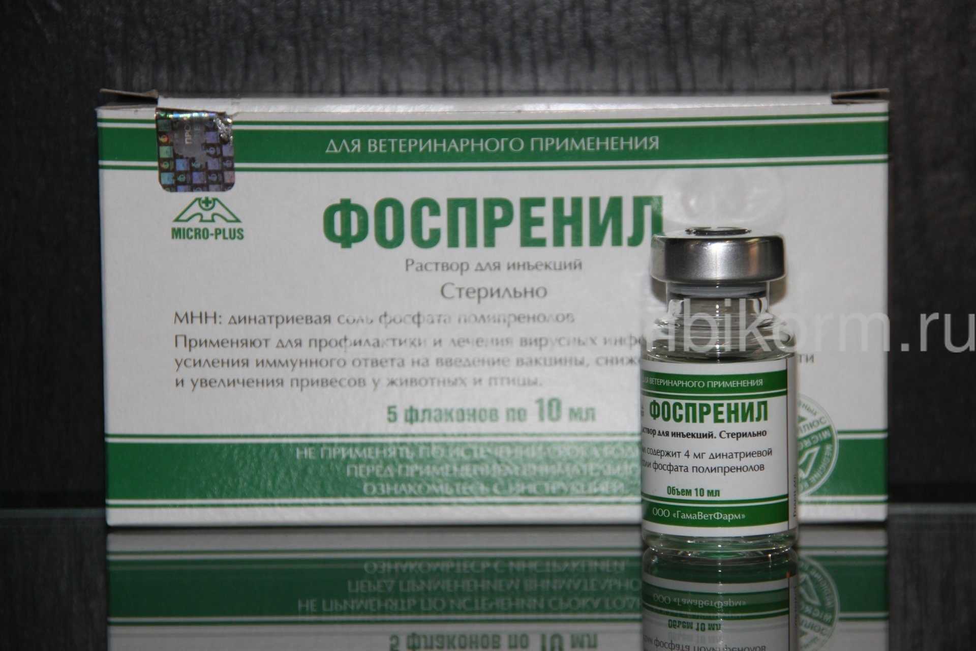 Фоспренил для собак инструкция по применению при папилломах — о животных на чистоту
