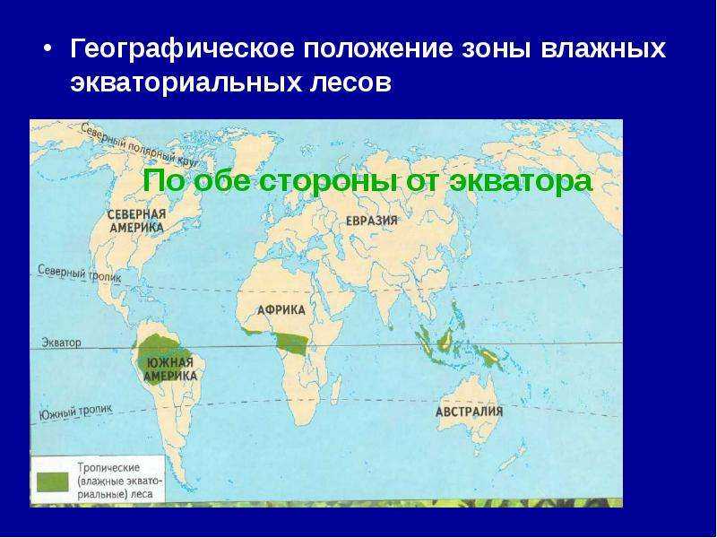 Основные природные зоны